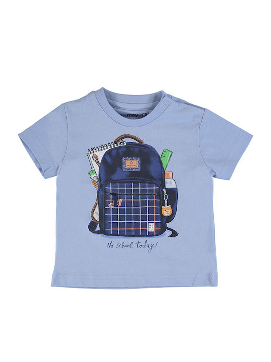 Kids' T-shirt Light Blue No School Today
