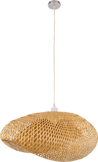 GloboStar Mexico Lustră Bej Boem Rețea cu Dulie E27 85x55x36cm.