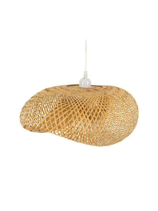 GloboStar Mexico Pendant Light Beige Boho Grid with Socket E27 65x46x30cm