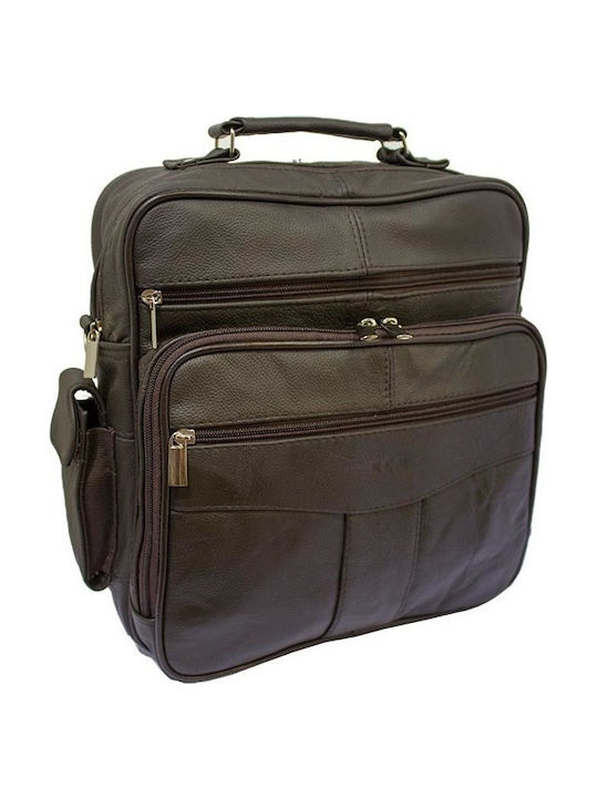 Leather Men's Bag Shoulder / Crossbody Brown