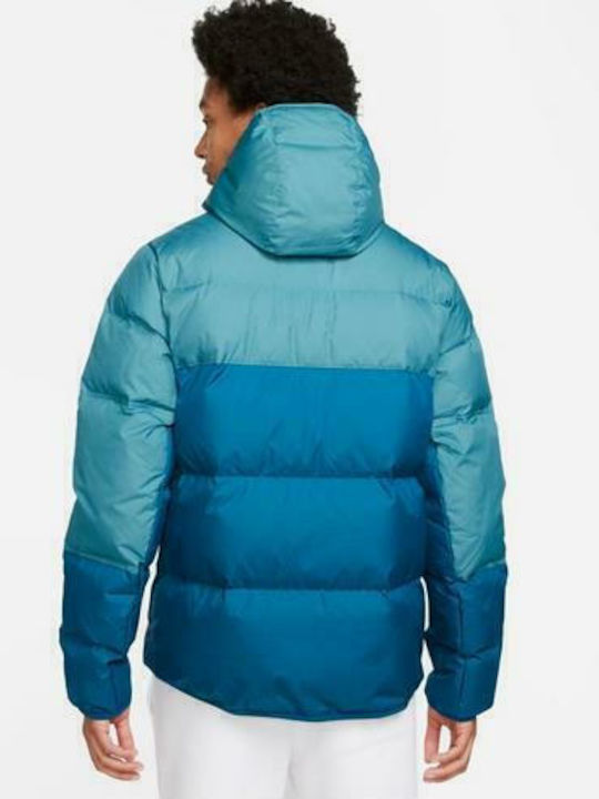 Jachetă de Iarnă Sport Wear Storm Fit Puffer Rift Albastru / Albastru Court