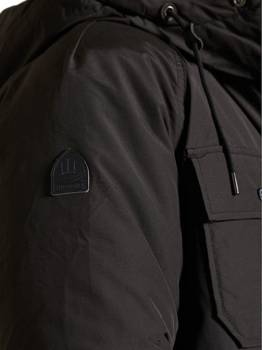 Mountain Winter Jacke Parka Schwarz
