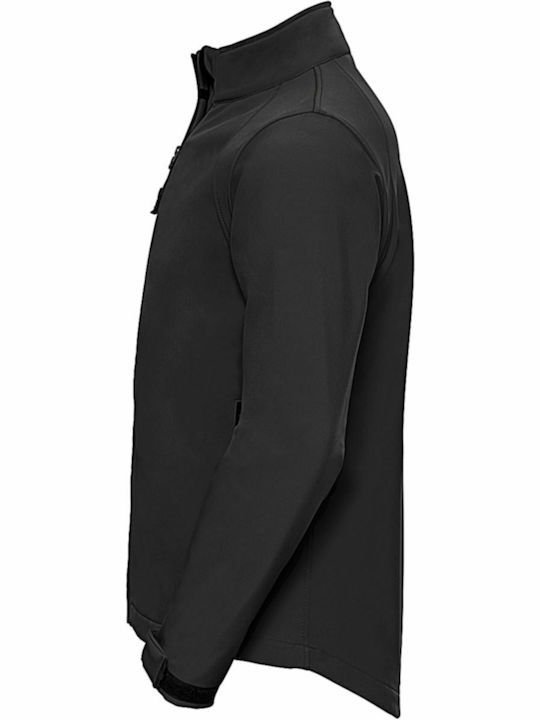 Russell Europe Men's Promotional Long Sleeve Cardigan In Black Colour