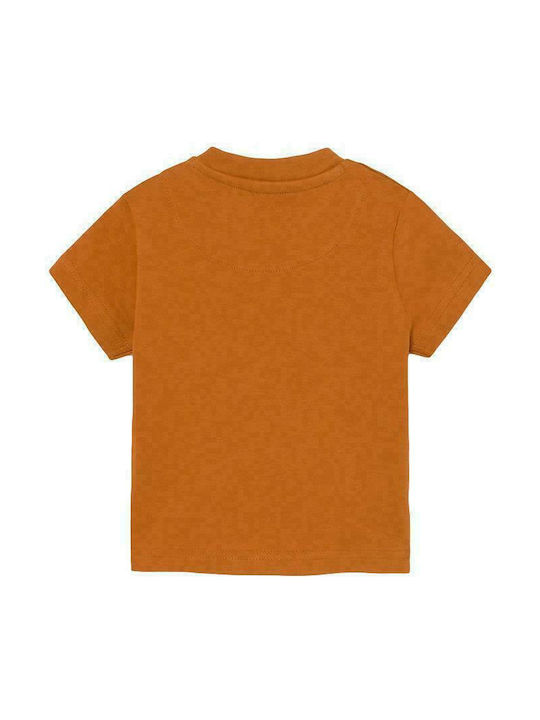 Mayoral Kids' T-shirt Brown