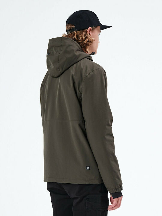Winter Jacke Wasserdicht und Winddicht Army Green