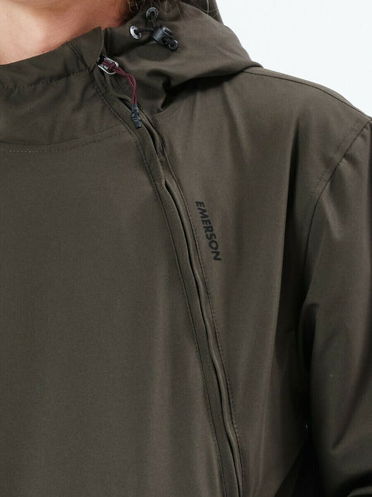 Winter Jacke Wasserdicht und Winddicht Army Green