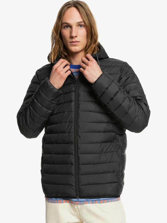 Scaly Winter Jacke Puffer Schwarz