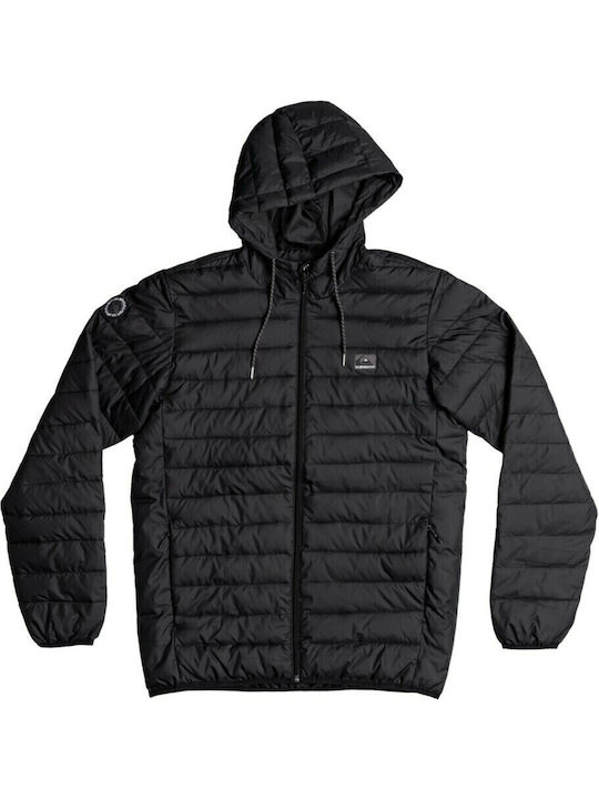 Scaly Winter Jacke Puffer Schwarz