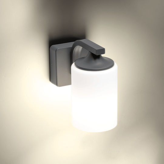 Aca Dareia Wall-Mounted Outdoor Shade Light E27 IP54 21x21.2x11.8cm