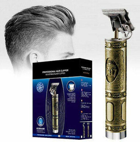 Kemei Professional Rechargeable Hair Clipper Gold KM-1974A