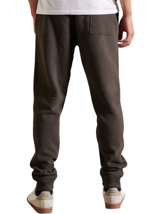 Ac Ringer Sweatpants with Elastic Vintage Black