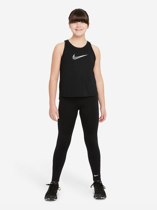 Детски Клин Дълъг Dri-Fit Черен One Luxe Jr