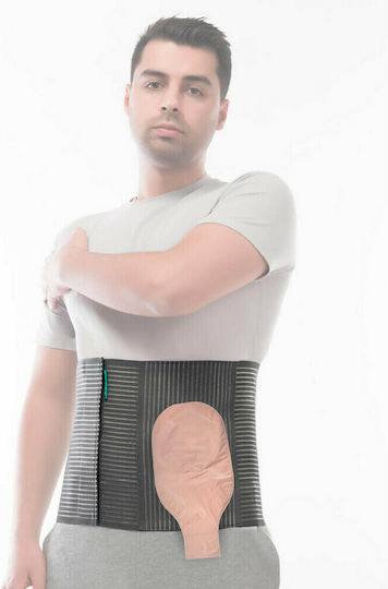 Orthoteh Stoma Elastic Post-operatorii Centură Colostomie de culoare Gri