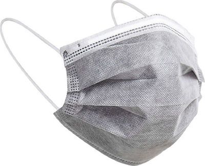 Poli MeyMed Type I Ear Loop Face Mask Schutzmaske Typ I Chirurgisch Gray 50Stück