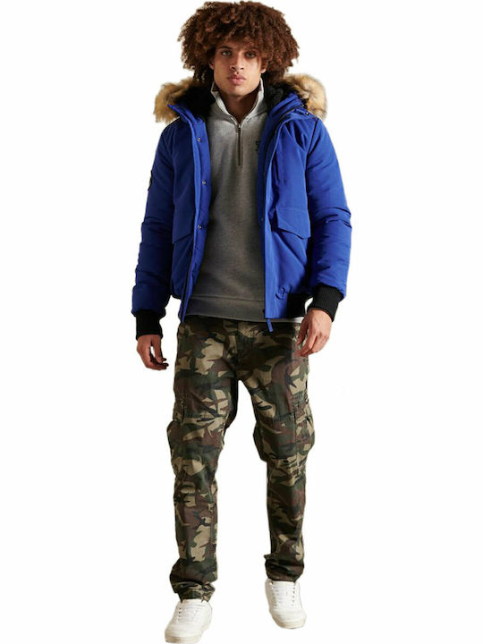 Everest Χειμωνιάτικο Μπουφάν Bomber Μπλε