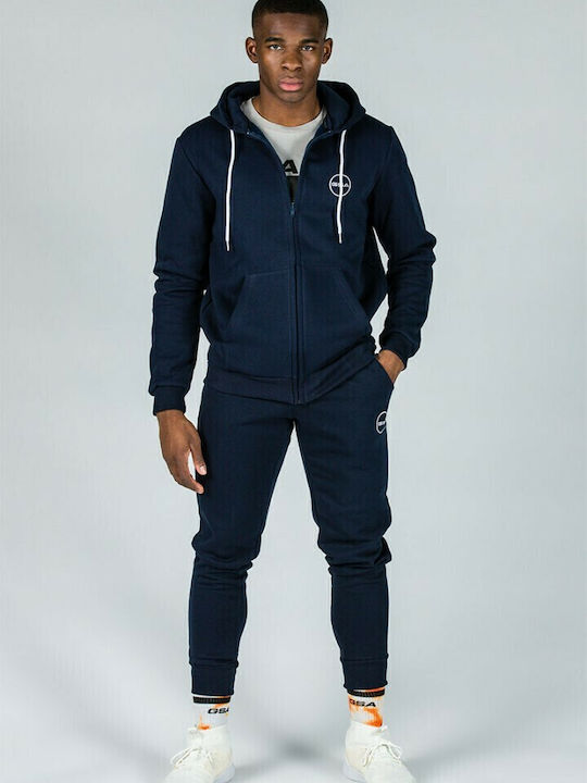 Men's Sweatpants with Elastic Navy Blue