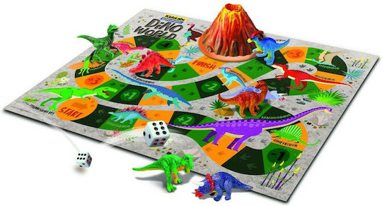Board Game O Κόσμος Των Δεινοσαύρων for 2 Players 5+ Years Old 4M