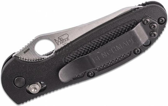 Benchmade Mini Griptilian Джобно ножче Черен в Калъф