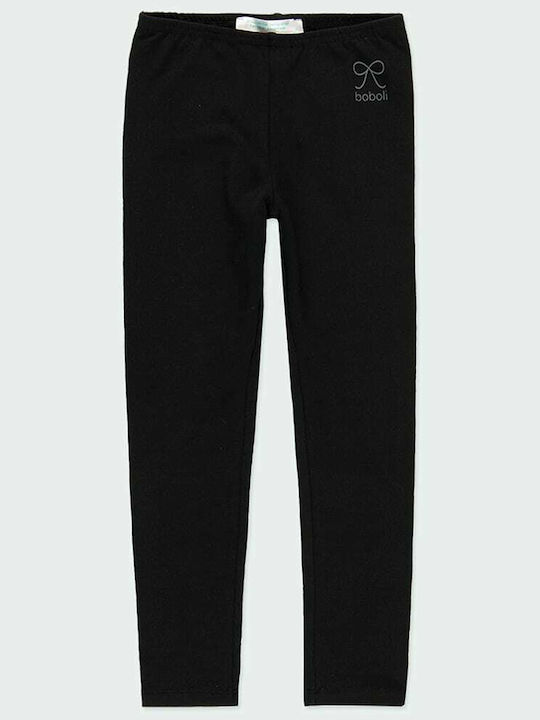 Kinder Leggings Lang Schwarz