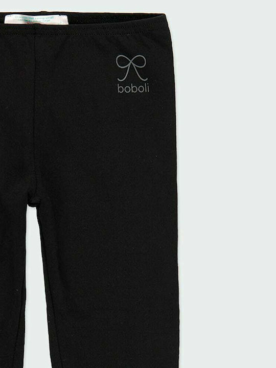 Kinder Leggings Lang Schwarz
