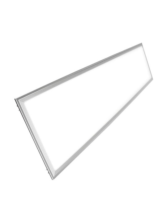 Aca Rectangular Recessed LED Panel 40W with Cool White Light 6500K 119.5x29.5cm