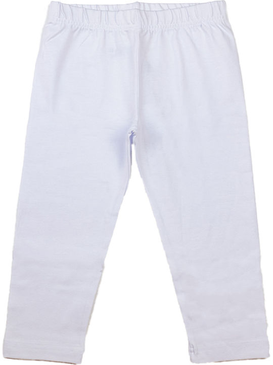 Joyce Kids Legging Capri White