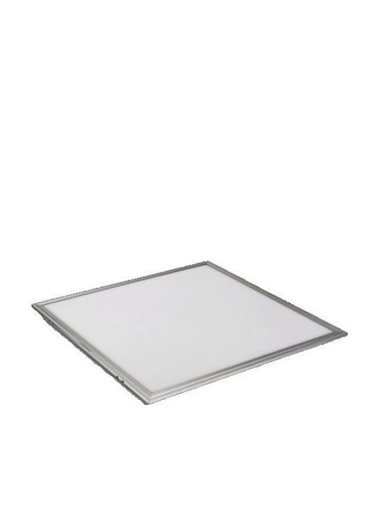 Atman Square Recessed LED Panel 48W with Natural White Light 4000K 60x60cm