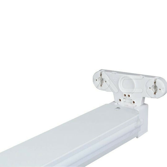 V-TAC Осветително тяло Еднократен с 2 места за LED лампи T8 150бр