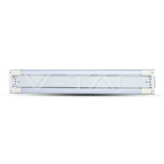 V-TAC Осветително тяло Еднократен с 2 места за LED лампи T8 150бр