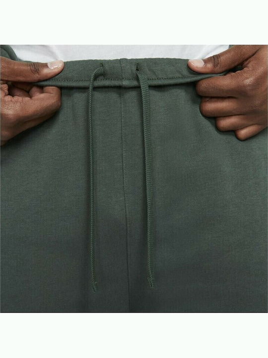 Sportswear Cargo Sweatpants with Elastic Green
