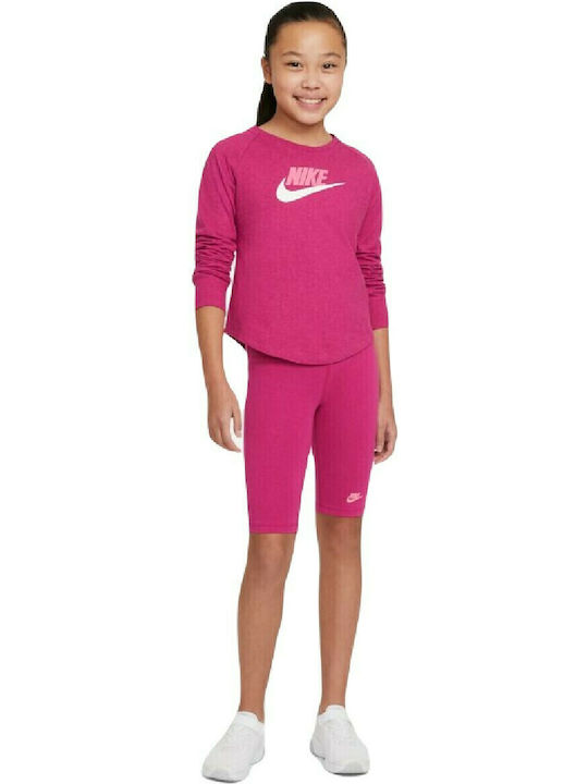 Kids Legging Sports Short Fuchsia Sportswear