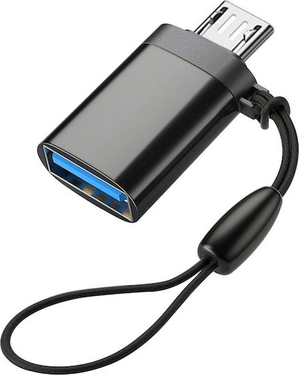 Leewello Μετατροπέας micro USB male σε USB-A female 1τμχ HD-012