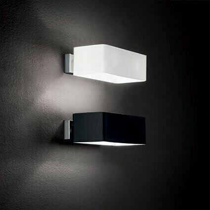 Ideal Lux Box AP2 Modern Lumină de Perete cu Soclu G9 Alb 20x14x7cm