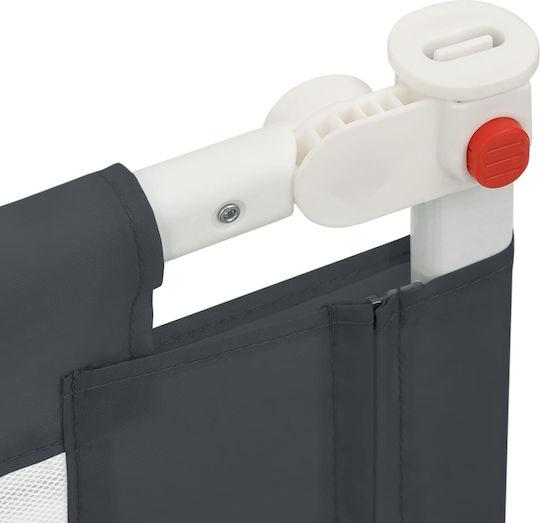vidaXL Pliabil Bară de protecție pentru pat Montaj simplu în Culoare Gri 150x25x95εκ. 1buc