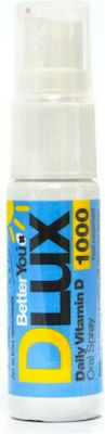 BetterYou DLux 1000 Daily Vitamin D Vitamin for Immune System Boost & Bone Health 1000iu 15ml