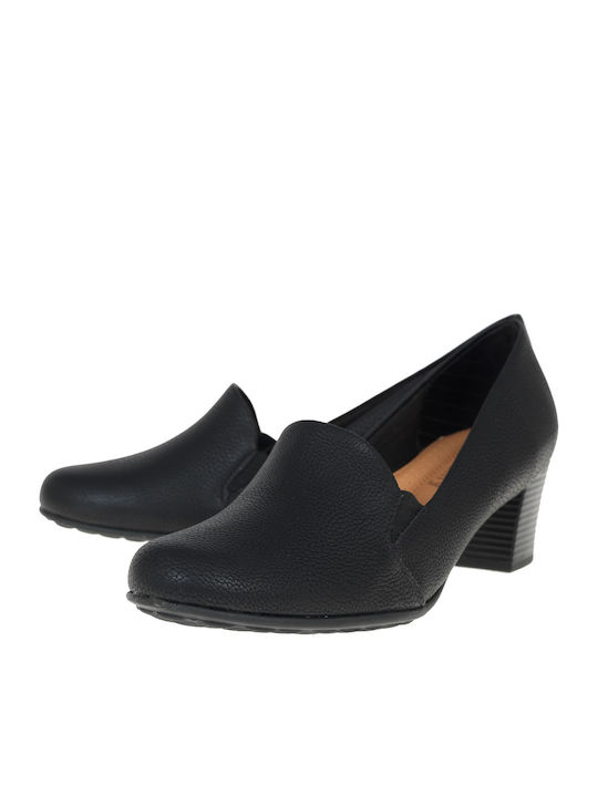 Piccadilly Anatomic Leather Black Heels