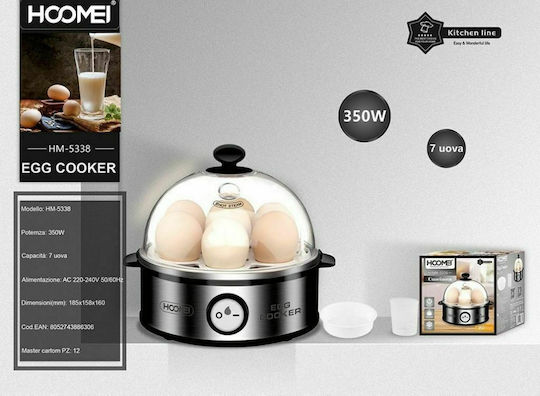 Hoomei Яйцеварка 7 Места 350W Сребрист