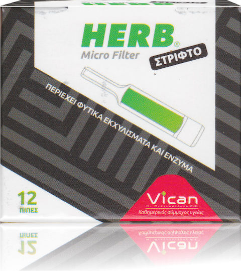 Vican Zigarettenpfeifen Herb 5,7 mm Grüne 12 Stück