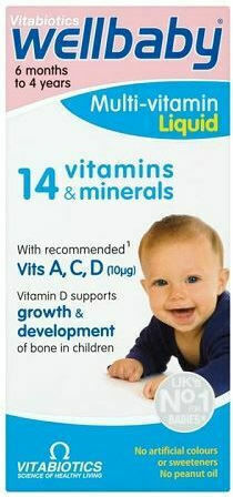 Vitabiotics Wellbaby Infant Liquid Multivitamin 150ml
