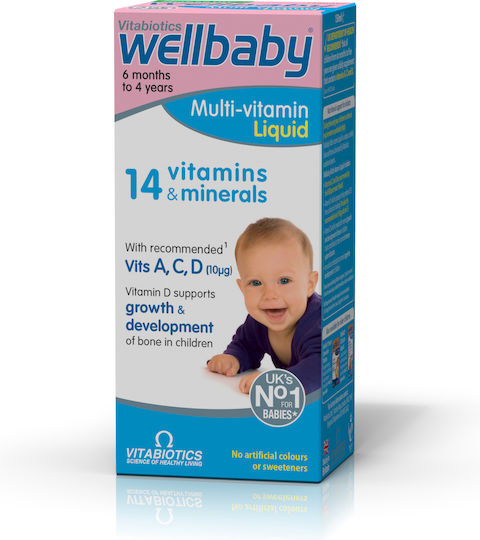 Vitabiotics Wellbaby Infant Liquid Multivitamin 150ml