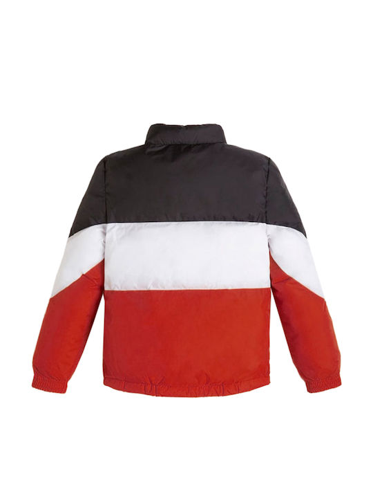 Kinder Steppjacke Kurz Rot