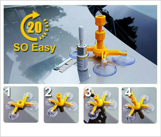 Locbondso Kit Επιδιόρθωσης για Παρμπρίζ Αυτοκινήτου