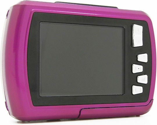 EasyPix W2024 Children's Camera 16MP with Thermal Printing Optical Zoom 8x Pink