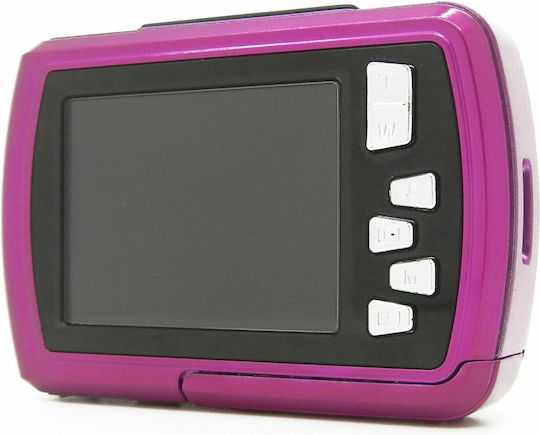 EasyPix W2024 Children's Camera 16MP with Thermal Printing Optical Zoom 8x Pink