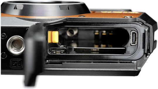 Ricoh WG-6 Kompaktkamera 20MP Optischer Zoom 5x Orange