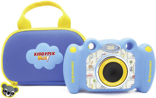 EasyPix KiddyPix Blizz Children's Camera 2MP with Thermal Printing Optical Zoom 4x Blue