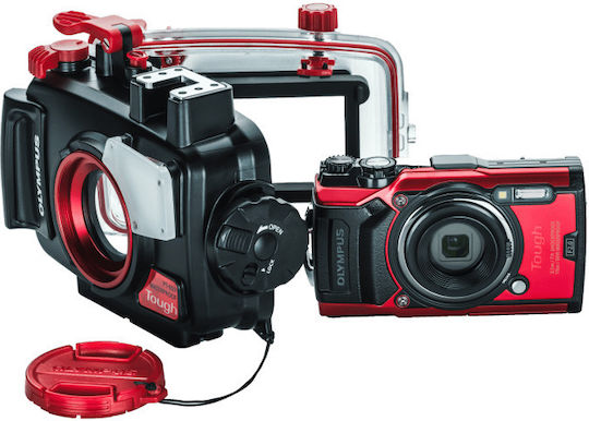 Olympus Tough TG-6 Compact Camera 12MP 4K UHD Optical Zoom 4x Red