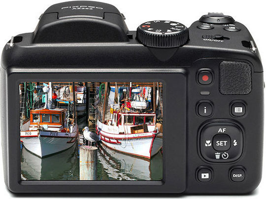 Kodak PixPro AZ252 Compact Φωτογραφική Μηχανή 16MP Οπτικού Ζουμ 25x με Οθόνη 3" και Ανάλυση Video 1280 x 720 pixels Μαύρη