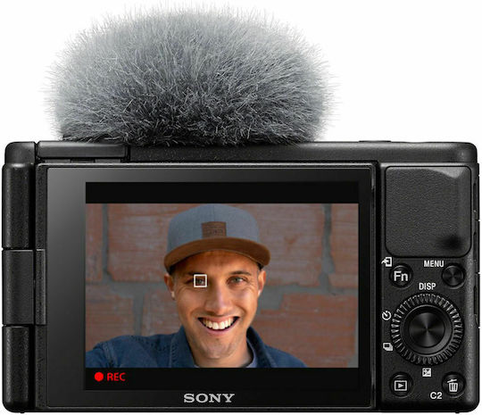 Sony ZV-1 Compact Camera 20.1MP 4K UHD Optical Zoom 2.7x + Sony GP-VPT2BT Black