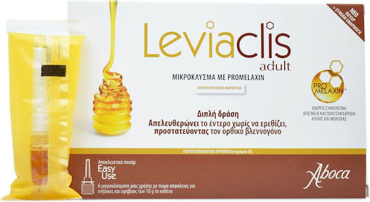 Aboca Leviaclis Adult Микроклизма за Запек 6 Бройки